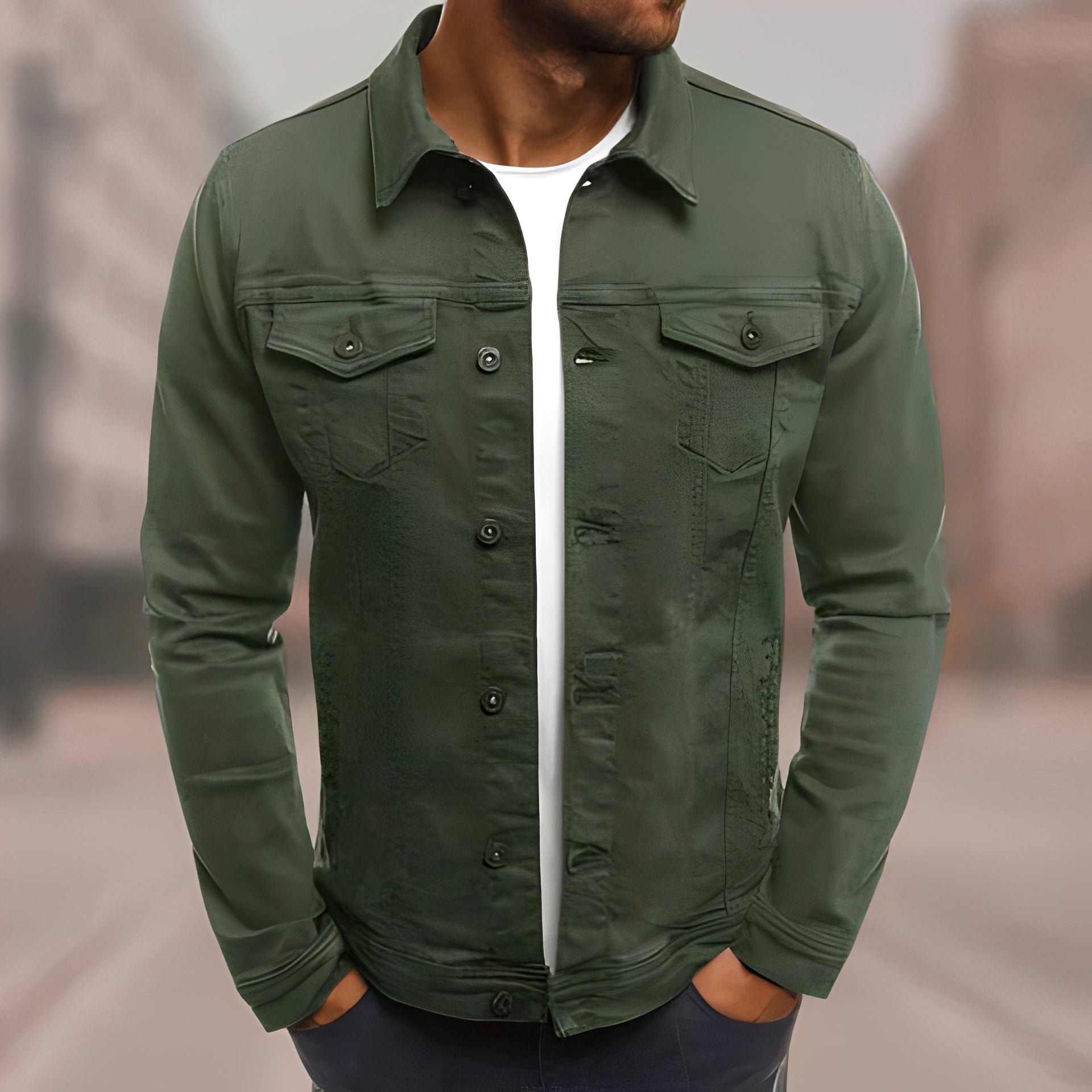 Krix - Komfortable Herren-Denimjacke