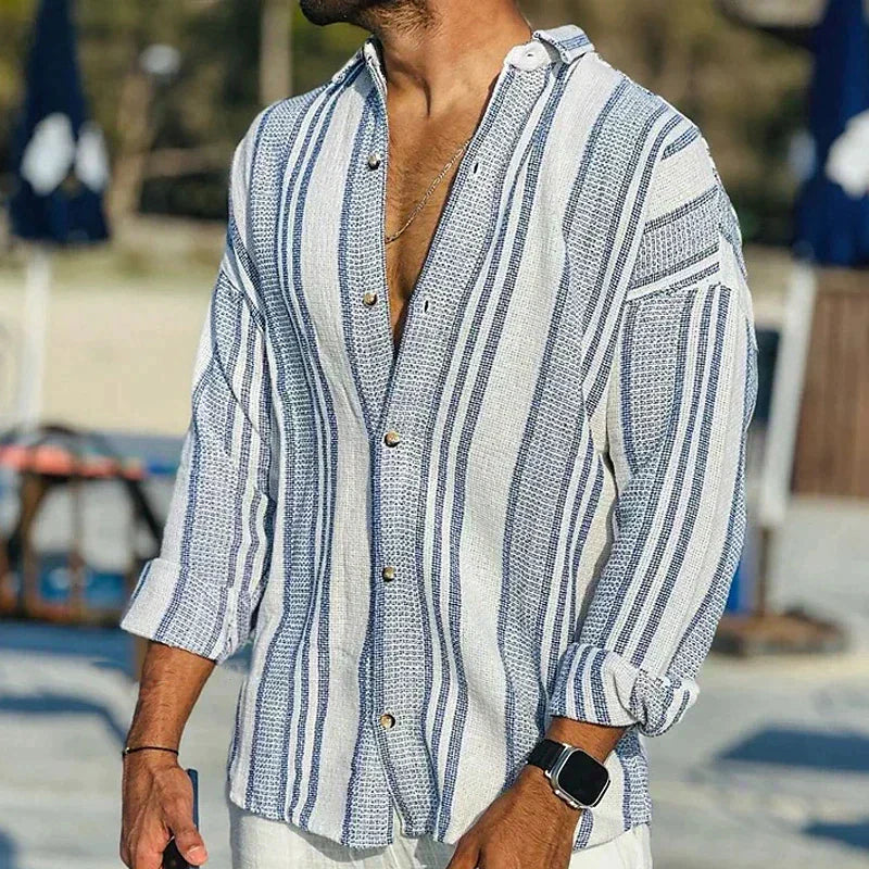 Oliver - Herren Leinenhemd mit sommerlicher Leichtigkeit