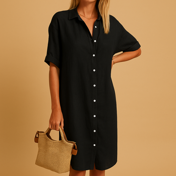 Kyla – Stilvolles Langarmhemdkleid