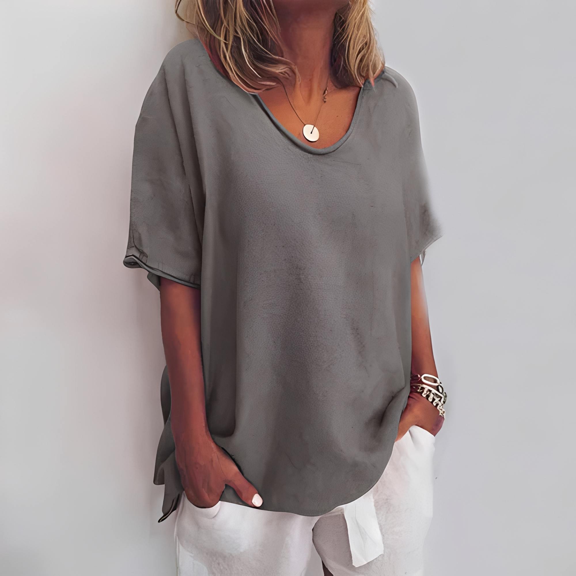 Milany - Lässiges und bequemes Damen-T-Shirt (1 kaufen, 1 gratis)
