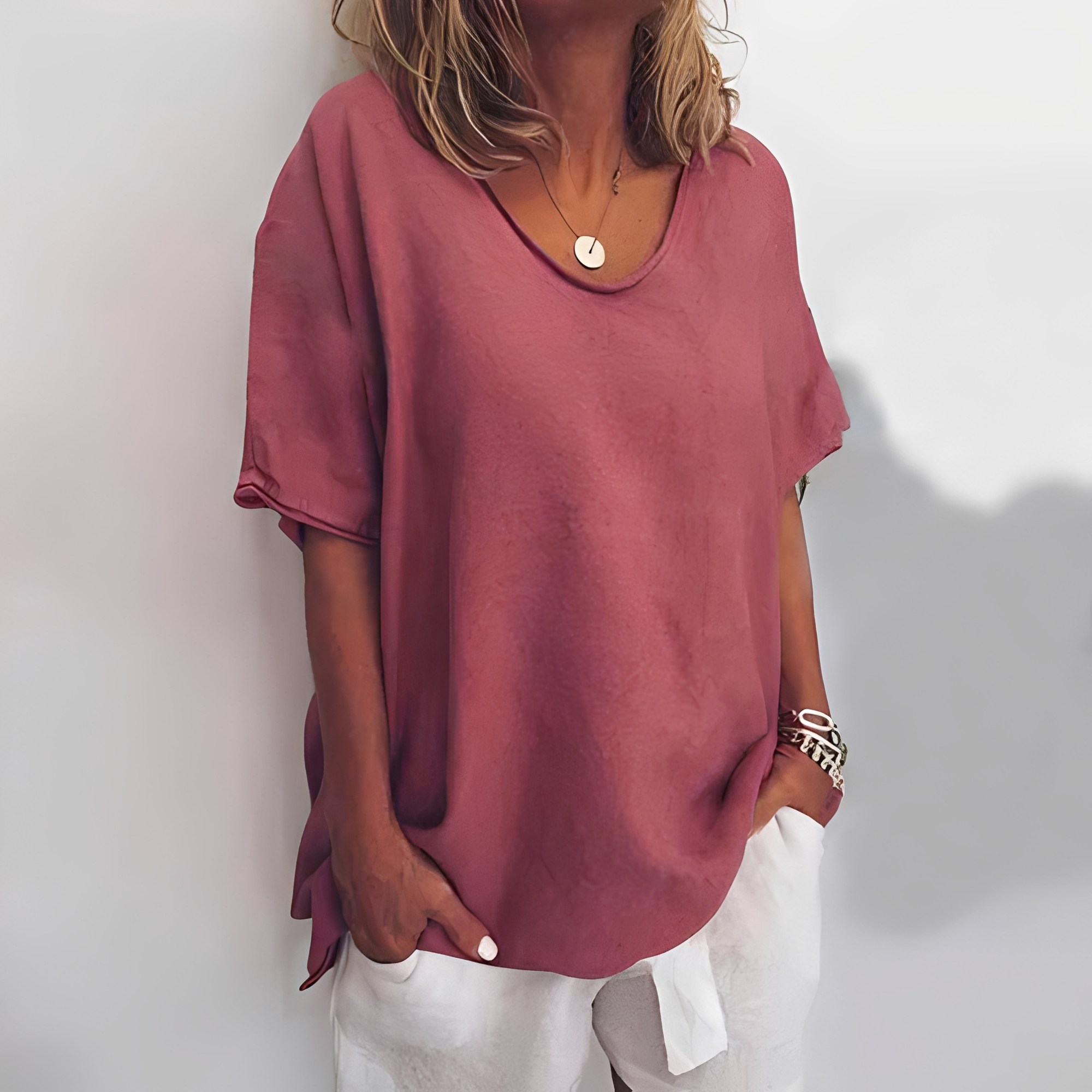 Milany - Lässiges und bequemes Damen-T-Shirt (1 kaufen, 1 gratis)