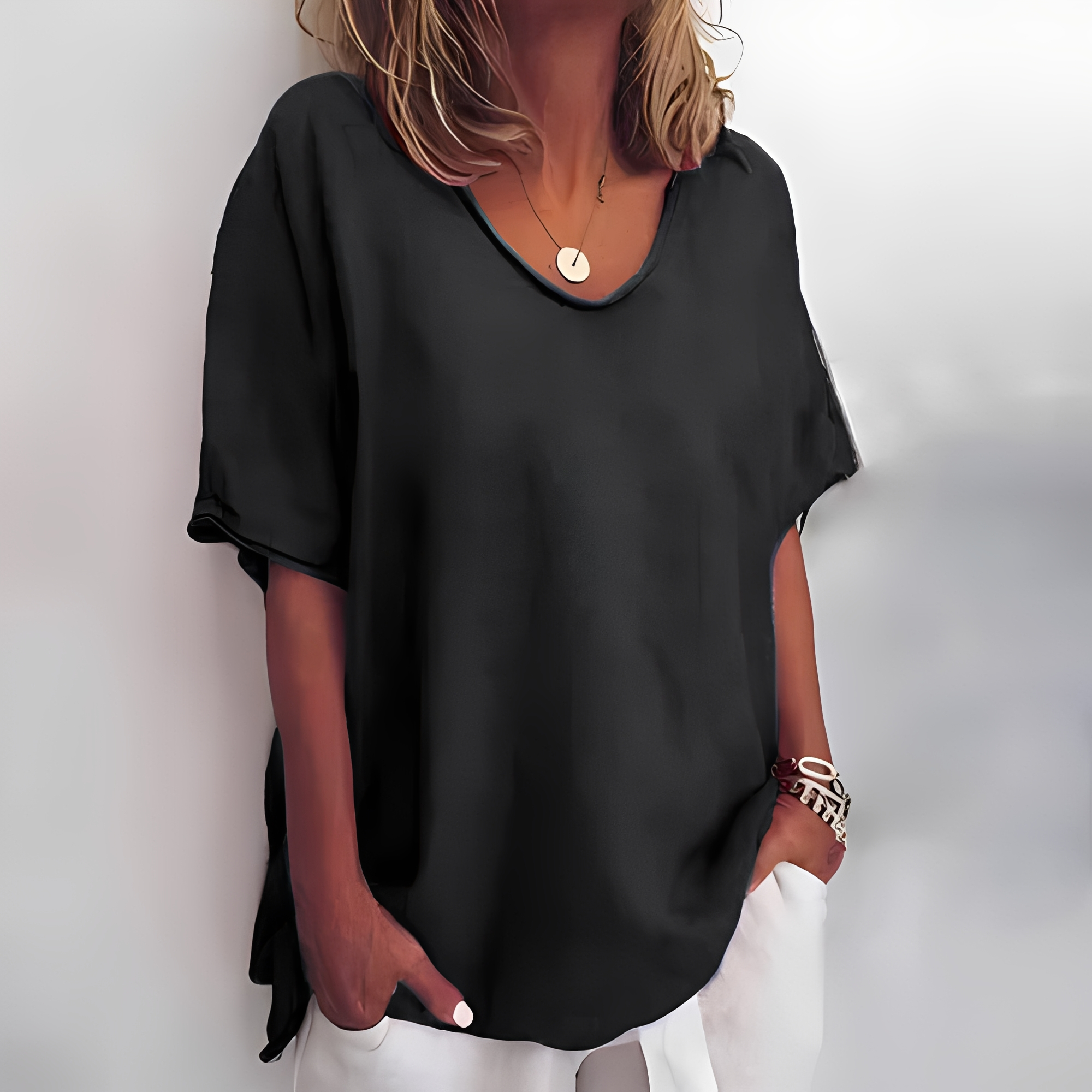 Milany - Lässiges und bequemes Damen-T-Shirt (1 kaufen, 1 gratis)