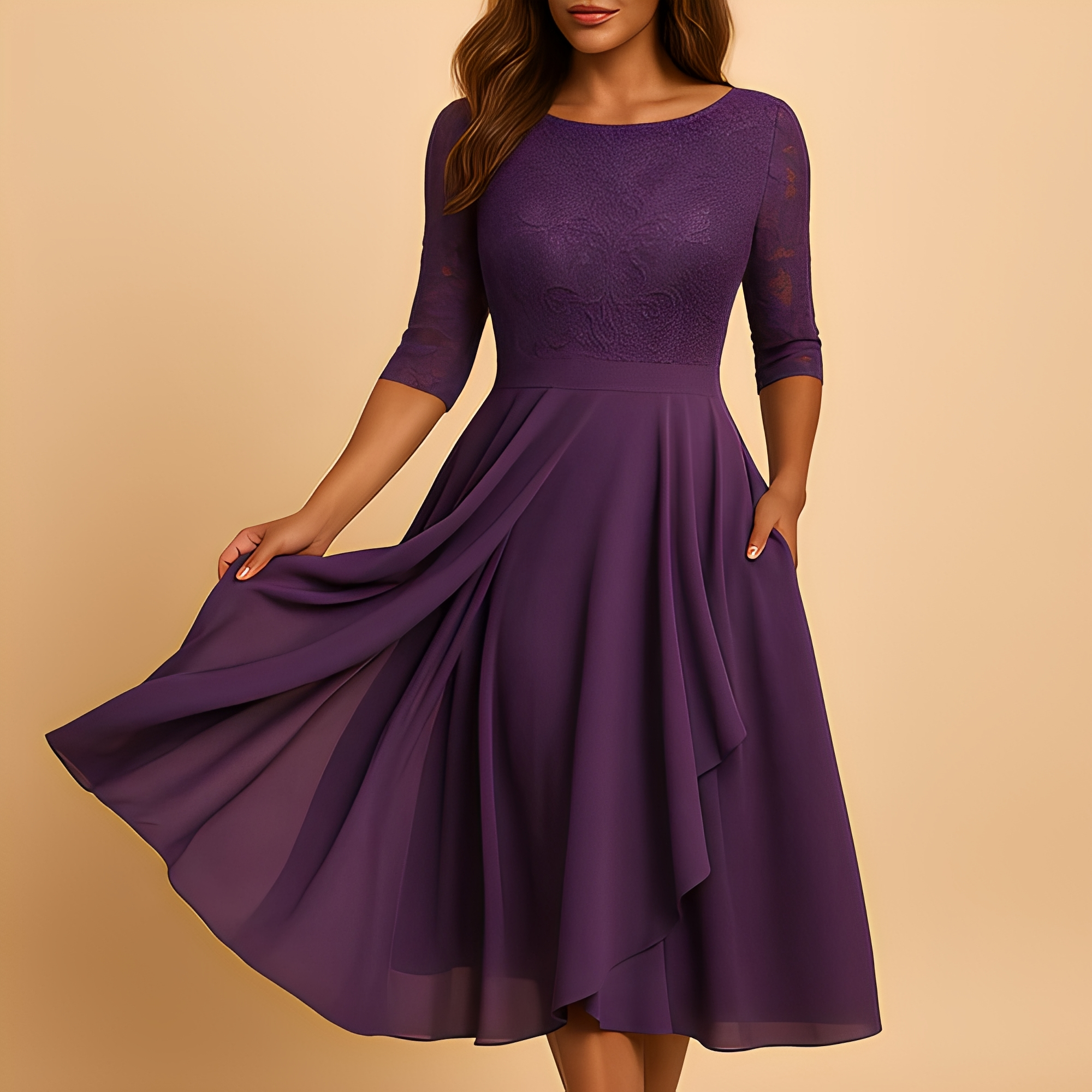 Aleka - Schickes und stilvolles Damenkleid