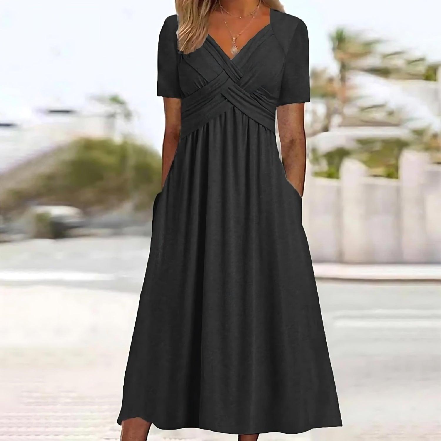 Norah - Stilvolles Langes Kleid