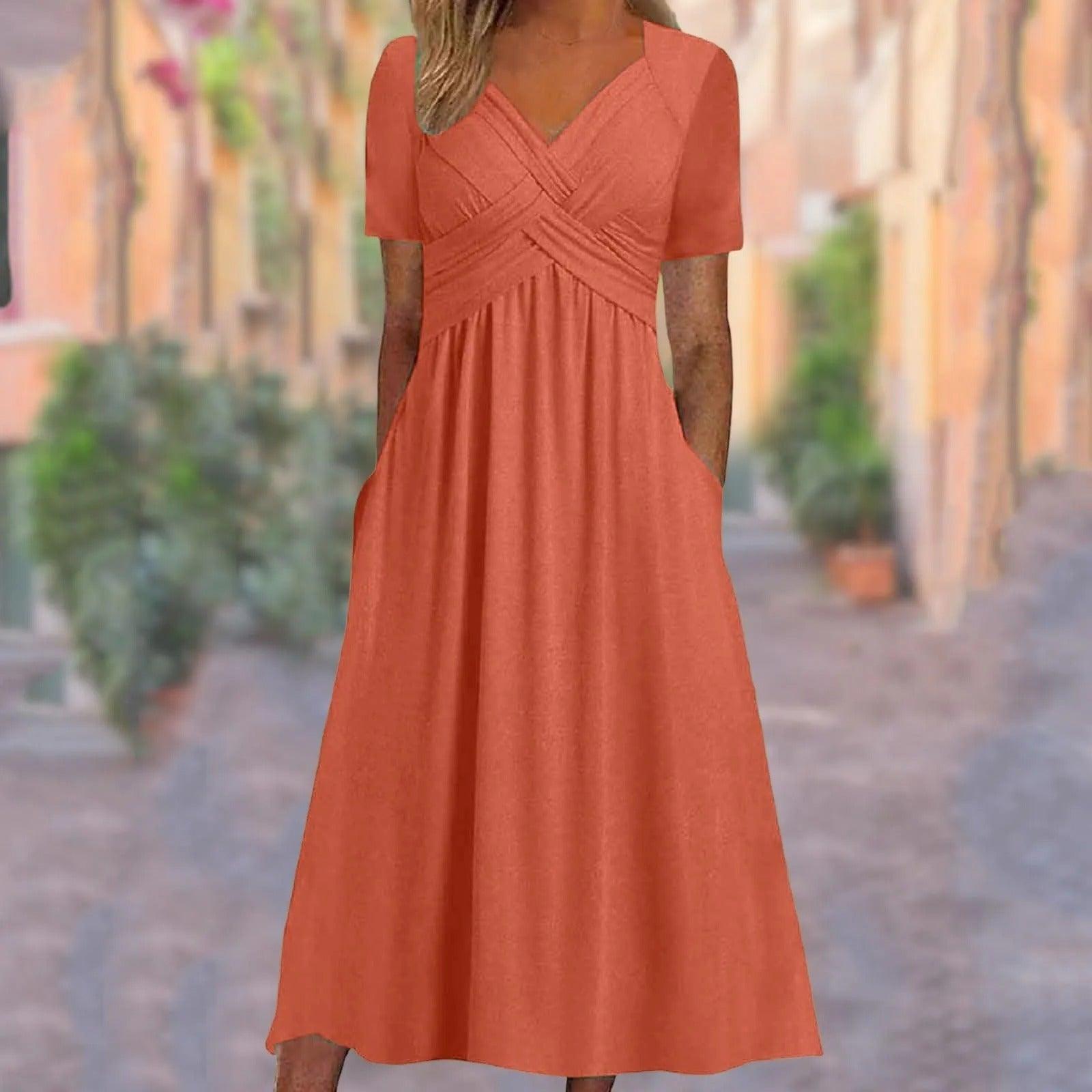 Norah - Stilvolles Langes Kleid