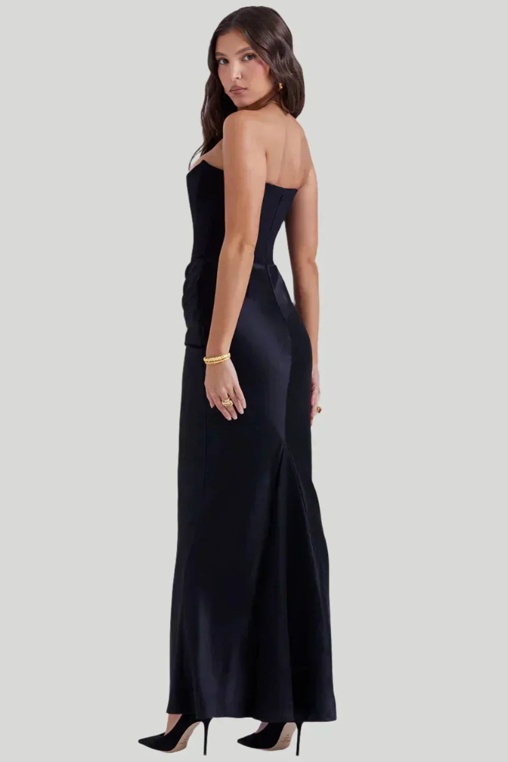 Elisabeth - Maxikleid mit schulterfreiem Schnitt für einen stilvollen Look