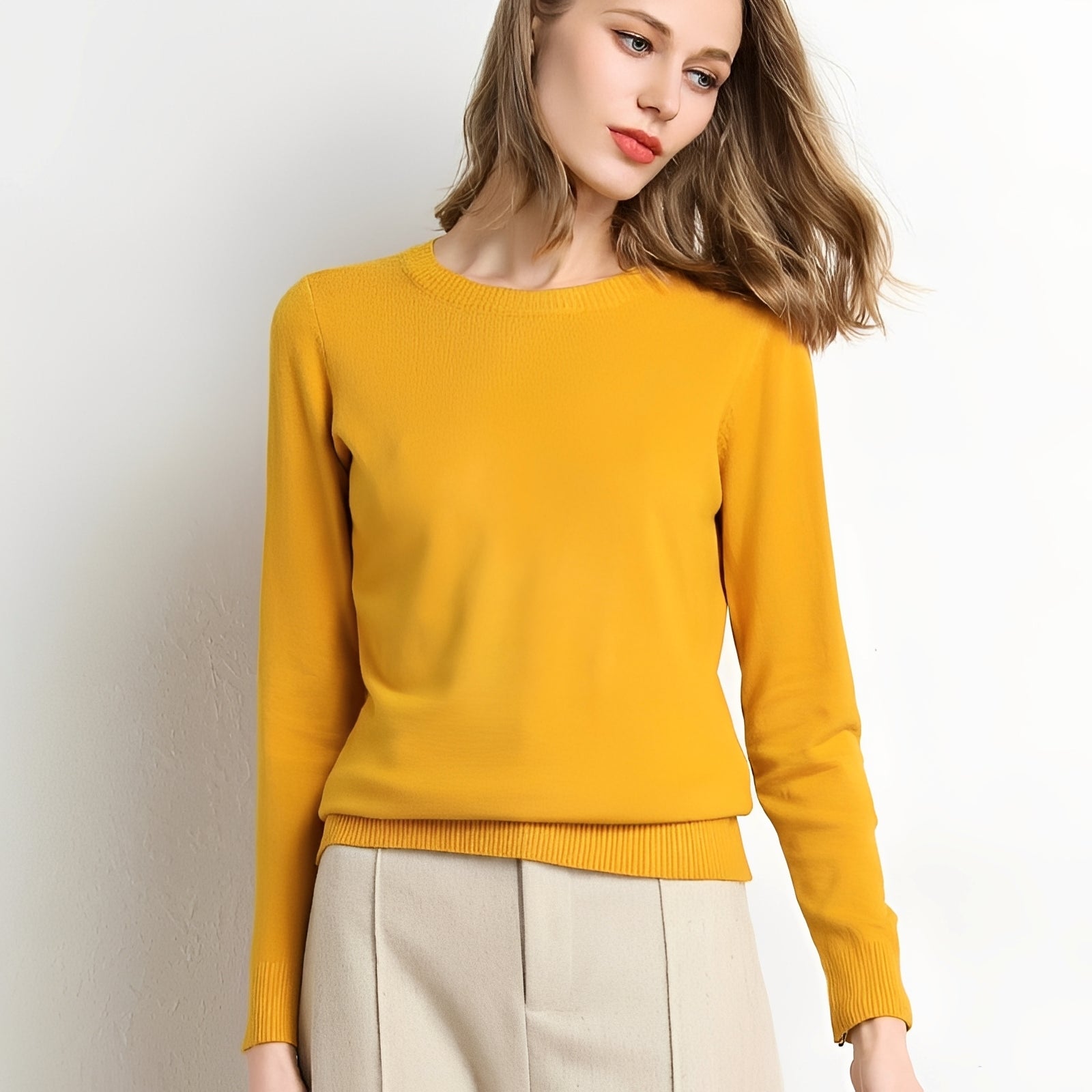 Kerren - Klassischer und warmer Damenpullover