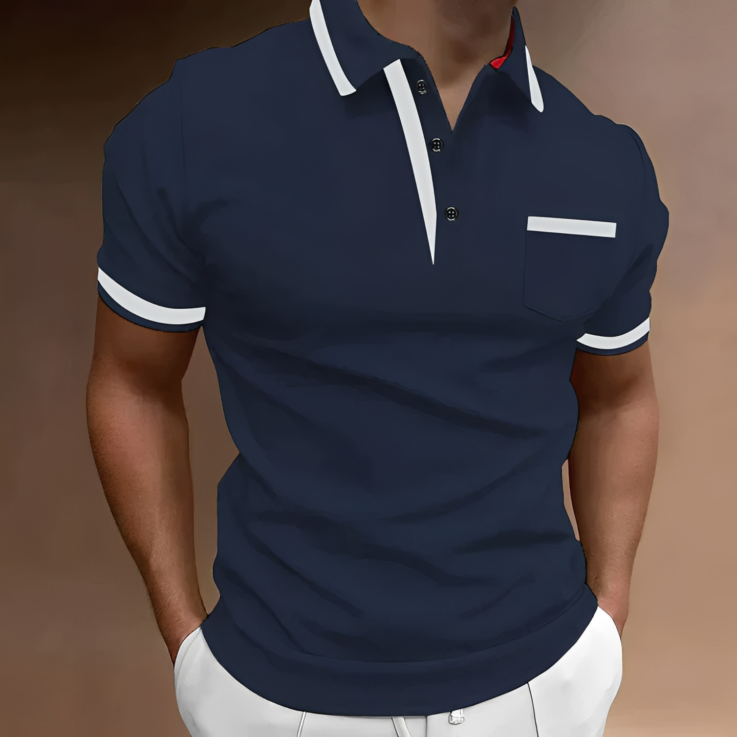 Geover - Bequemes Herren Kurzarm-Polo