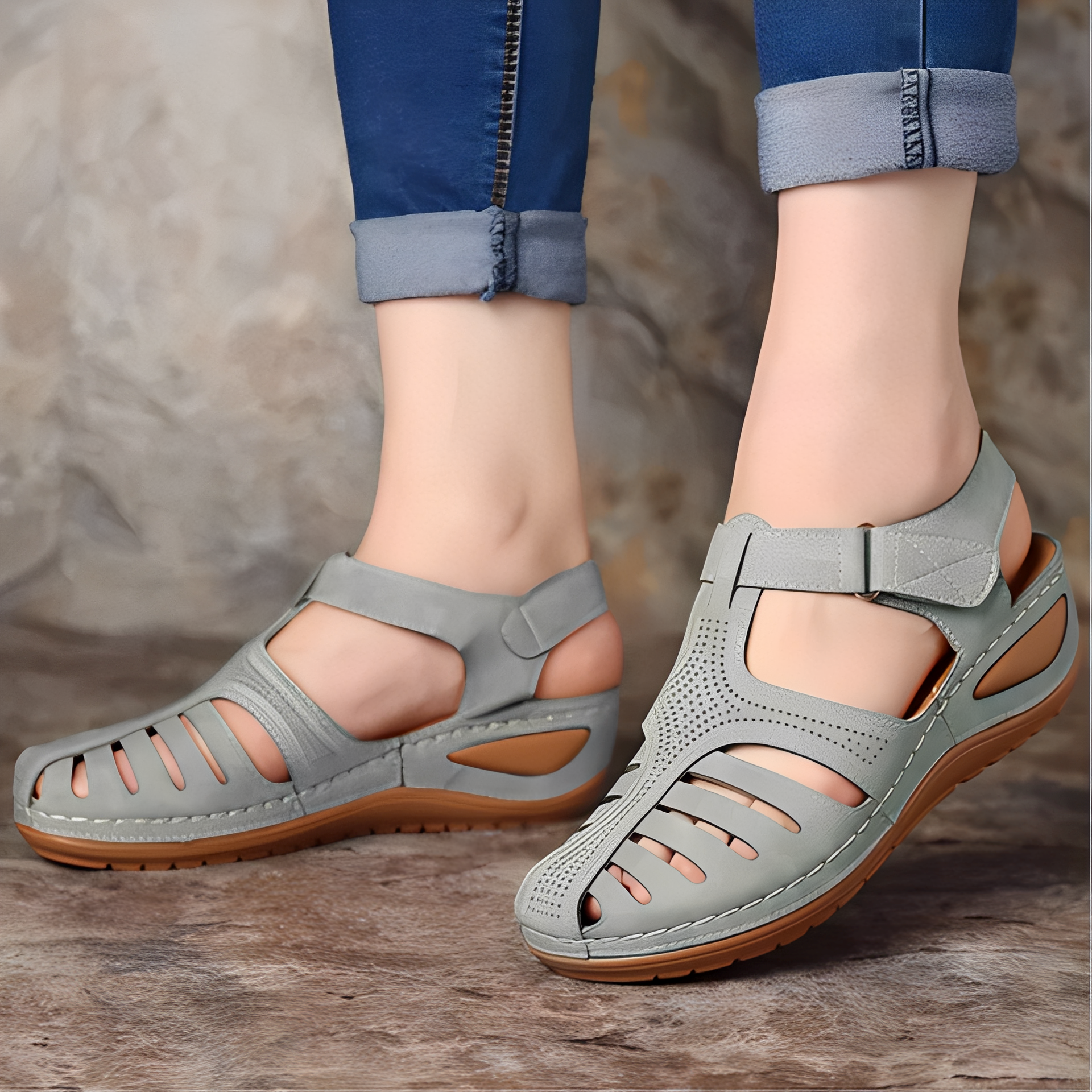 Sheena – Römische Komfortsandalen für Damen