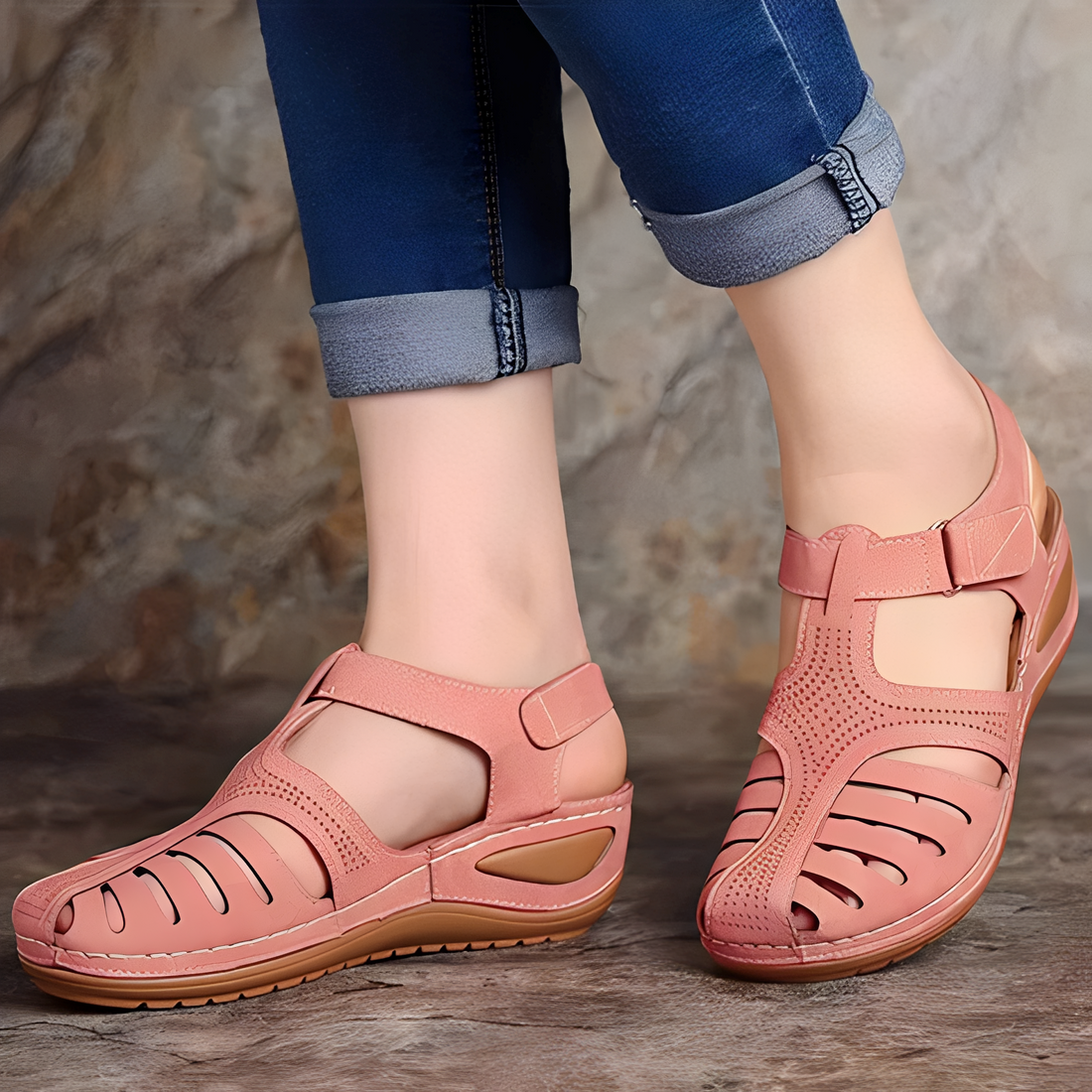 Sheena – Römische Komfortsandalen für Damen