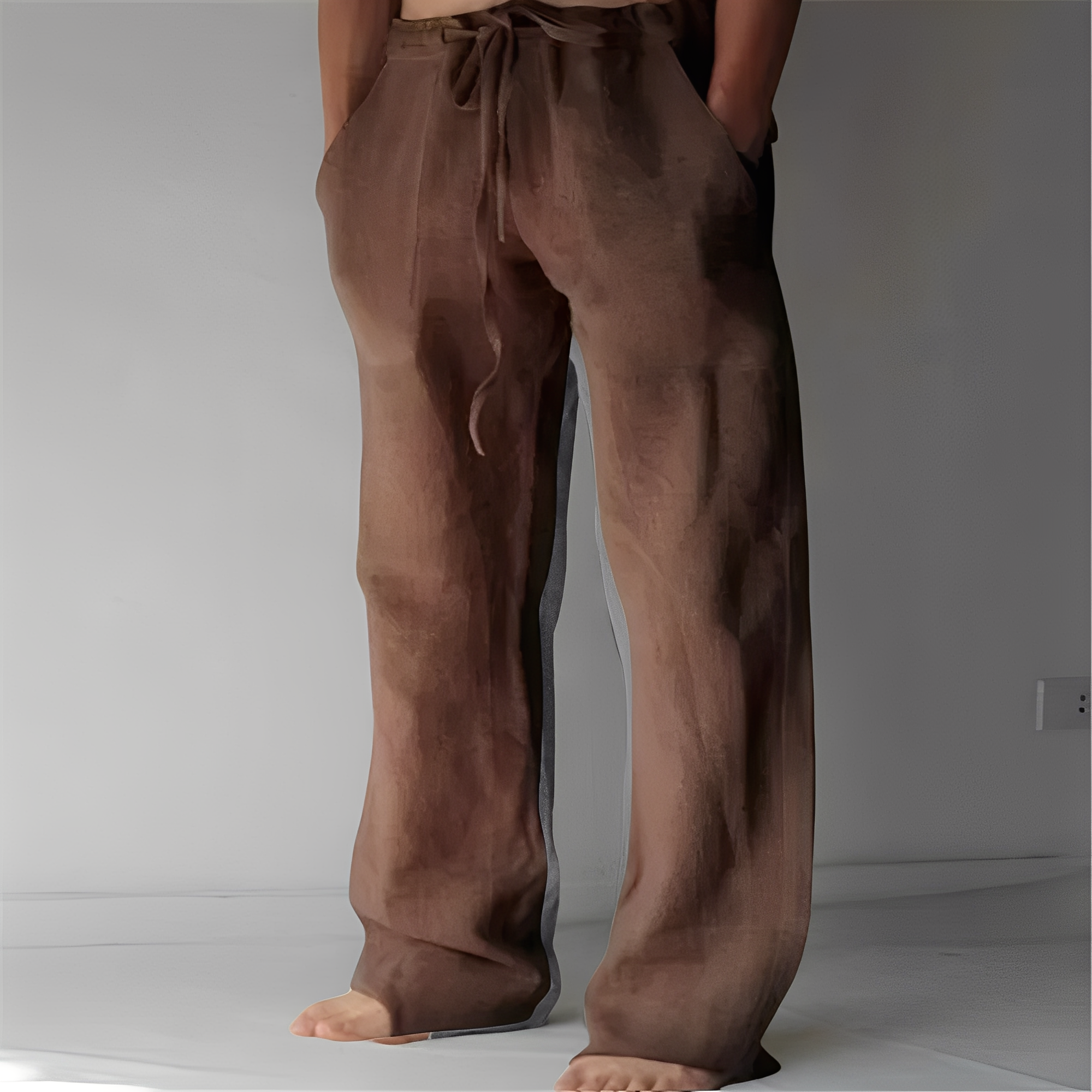 Arthur – Weite Leinenhose für Herren