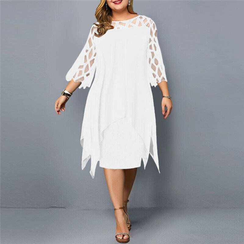 Cathryn - Stilvolles Midi-Kleid in großen Größen