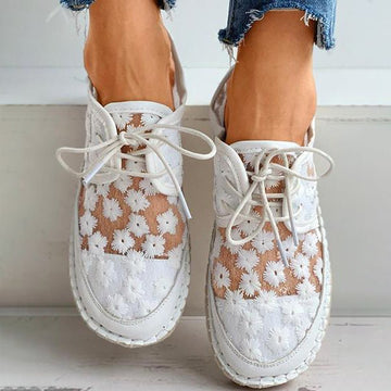Gloria - Leichte Schuhe mit Blumenmuster