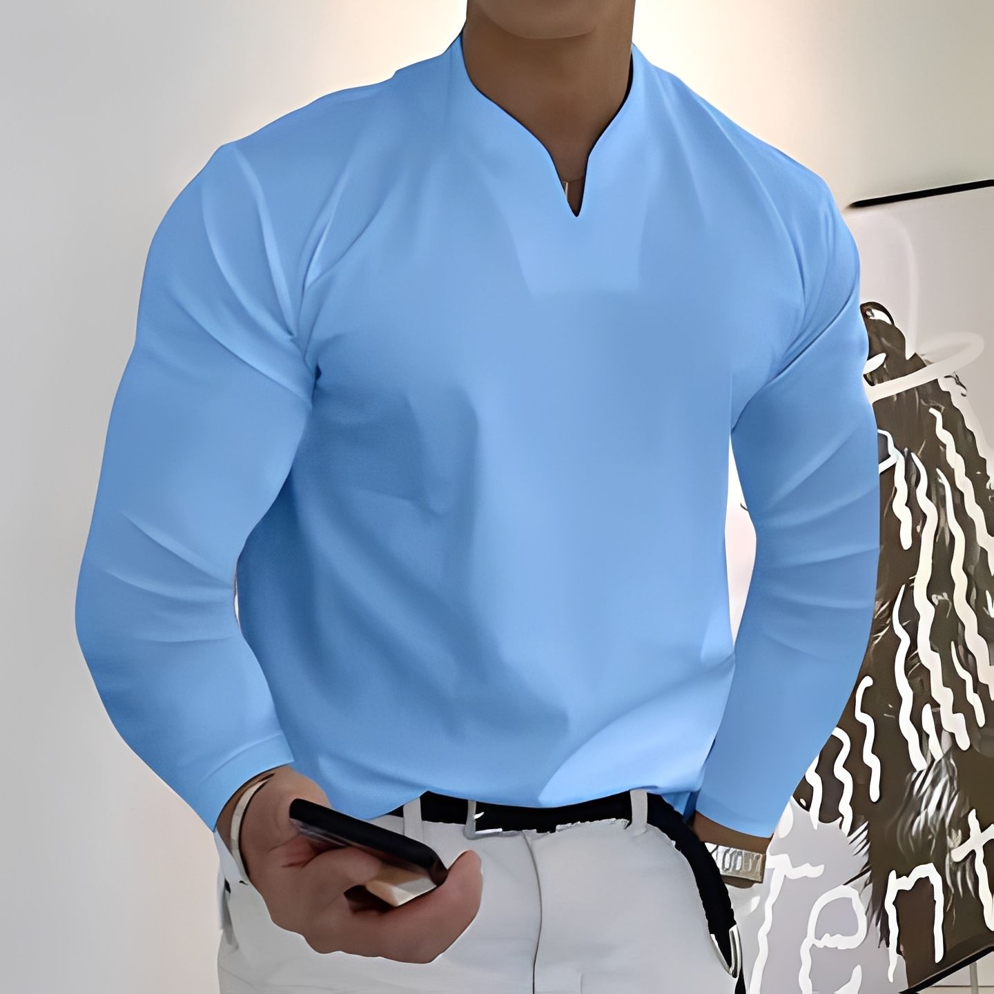 Karlo - Modernes Langarmhemd für Herren