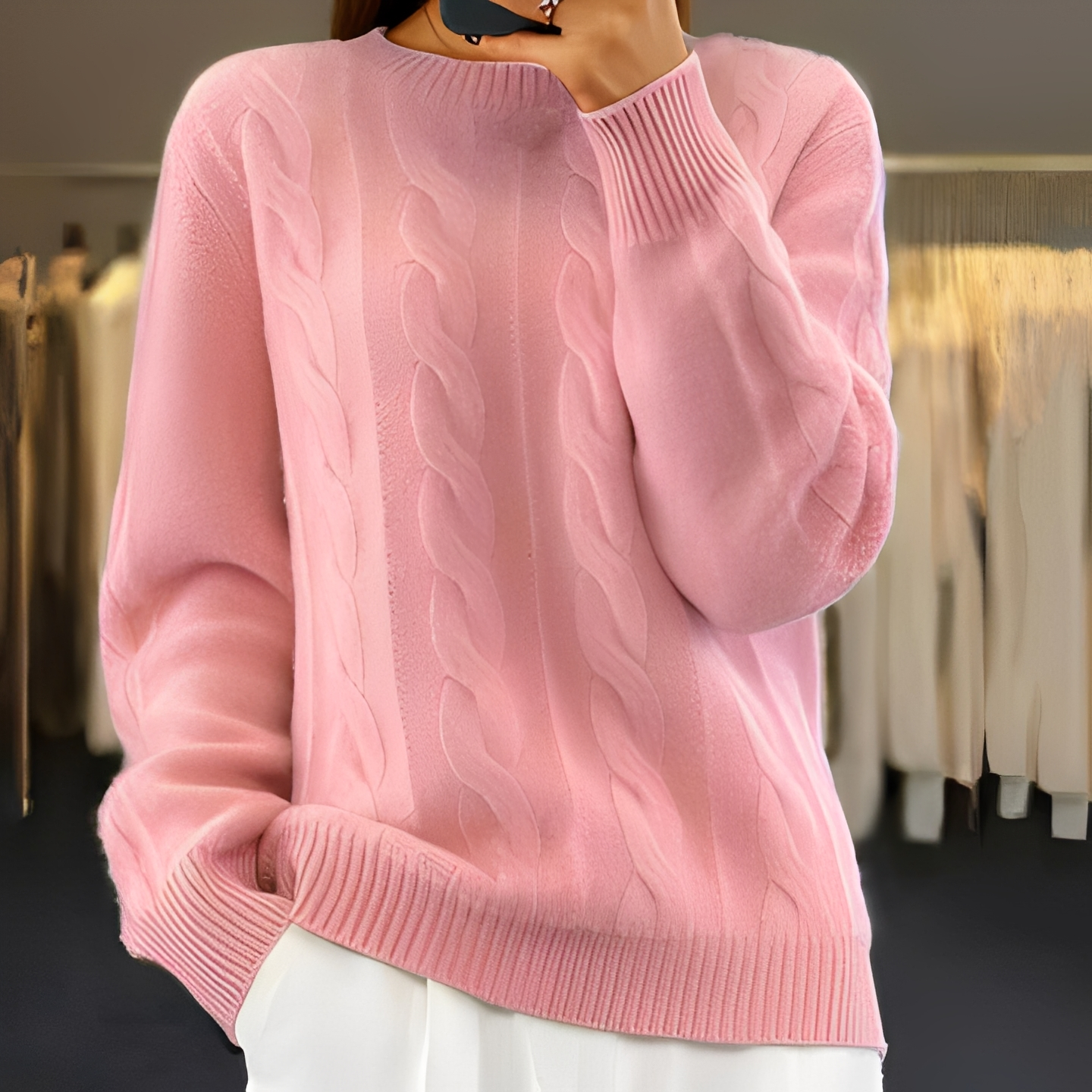 Kaithlene - Komfortabler und warmer Damenpullover