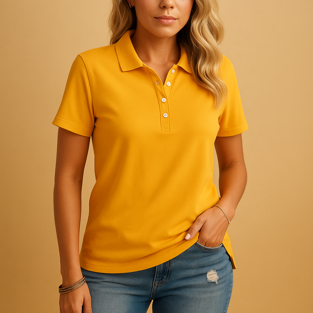 Shene – Schickes Polo mit taillierter Passform und modernem Design