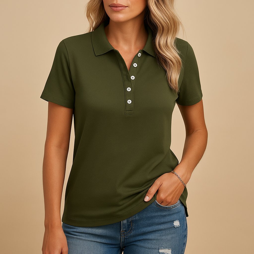 Shene – Schickes Polo mit taillierter Passform und modernem Design