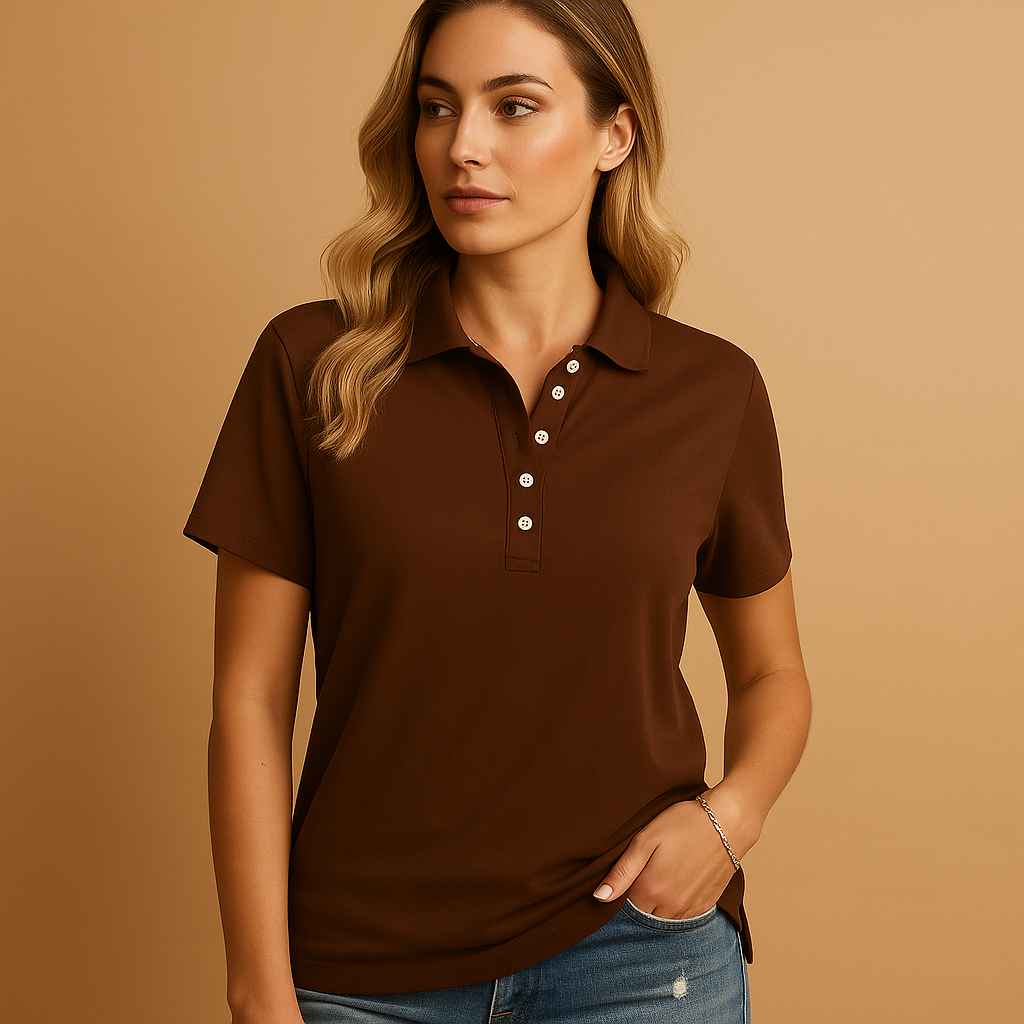 Shene – Schickes Polo mit taillierter Passform und modernem Design