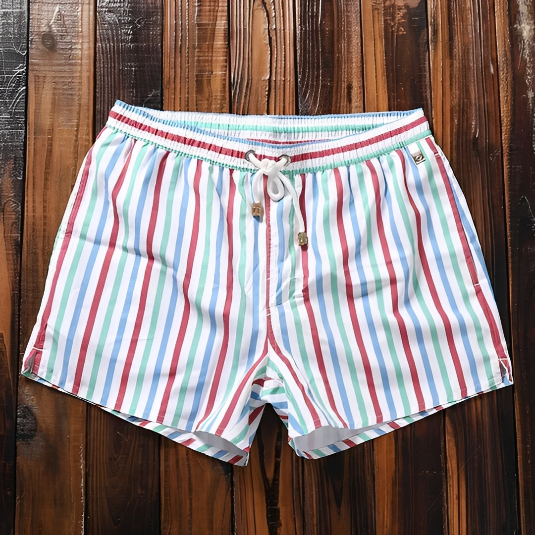 Gildar - Stilvolle gestreifte Sommershorts für Herren