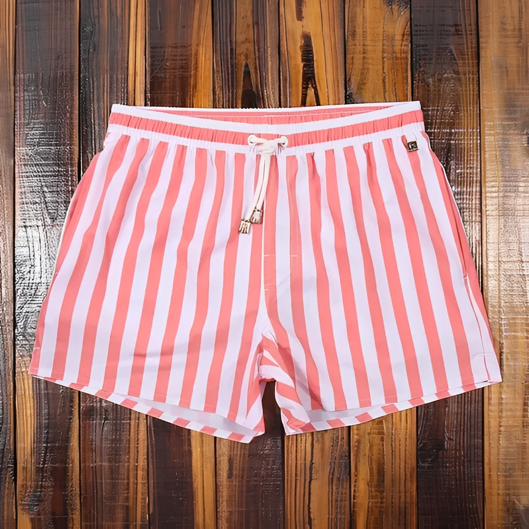 Gildar - Stilvolle gestreifte Sommershorts für Herren
