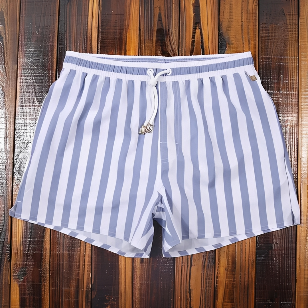 Gildar - Stilvolle gestreifte Sommershorts für Herren