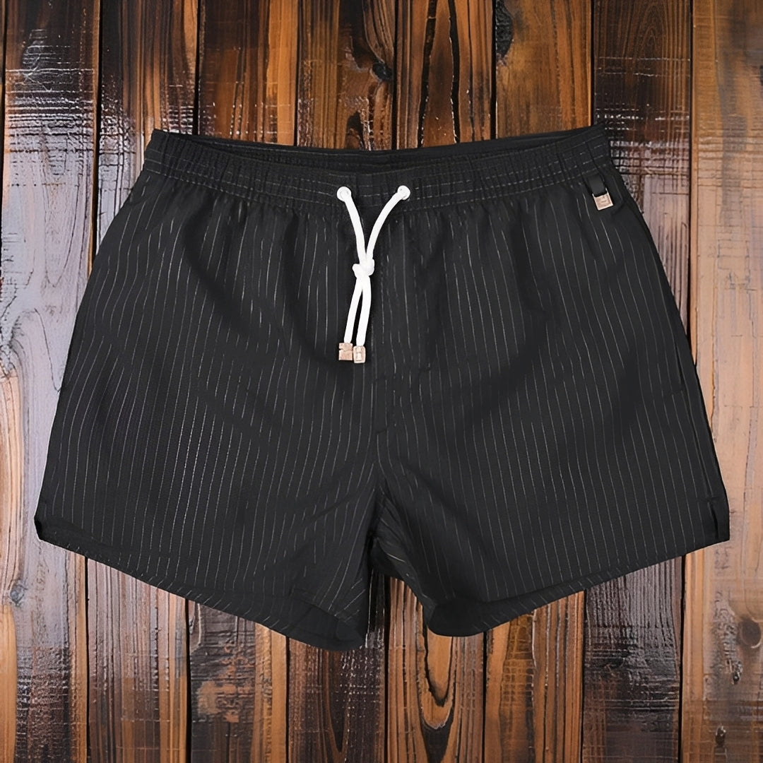 Gildar - Stilvolle gestreifte Sommershorts für Herren