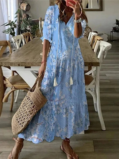 Dianna - Boho-Kleid mit figurbetonendem Schnitt