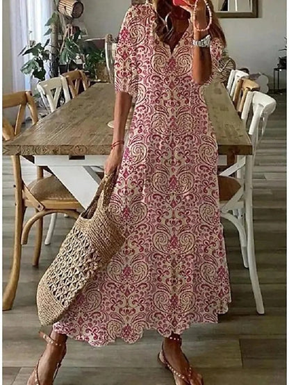 Dianna - Boho-Kleid mit figurbetonendem Schnitt