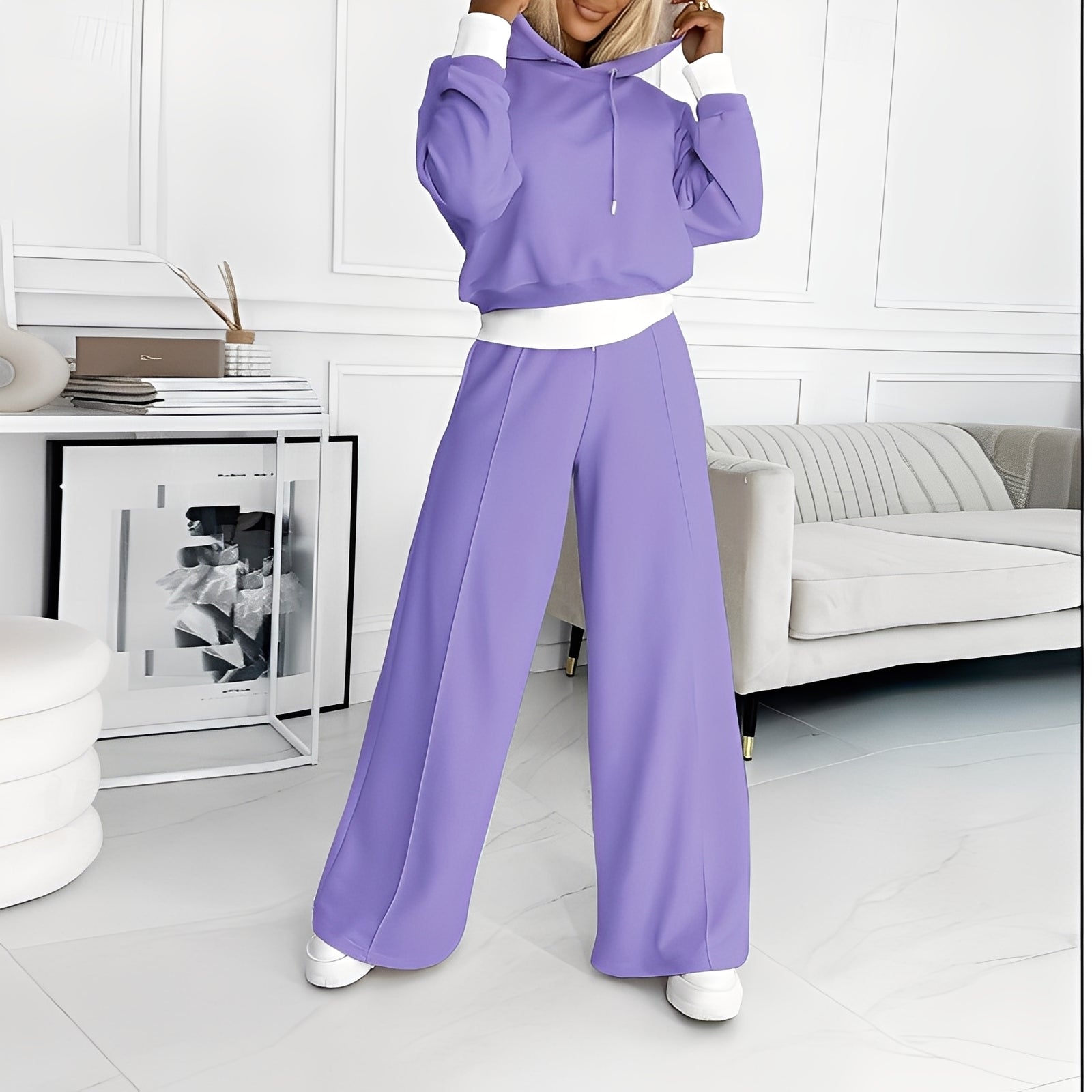 Lyna - Bequemes Damen-Hoodie-Trainingsset