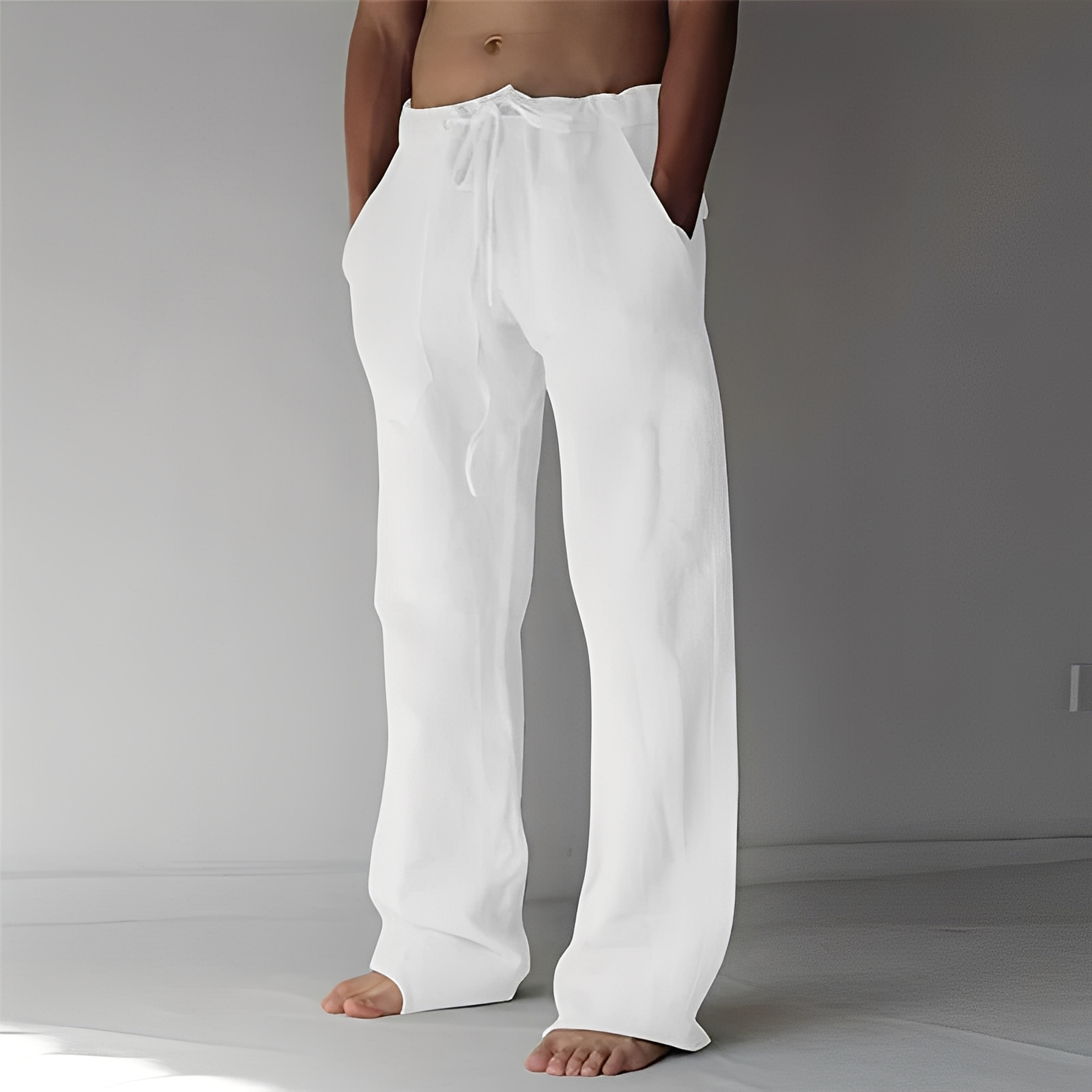 Arthur – Weite Leinenhose für Herren