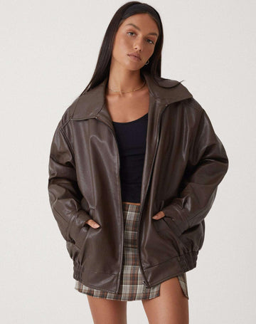 Anouk – Damen-Lederjacke in großer Größe