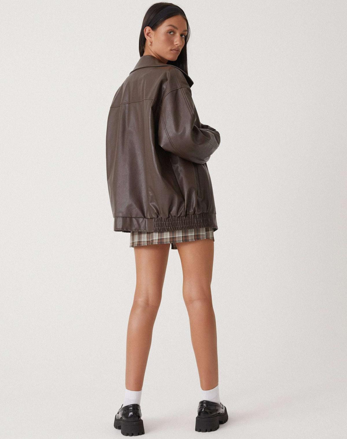Anouk – Damen-Lederjacke in großer Größe