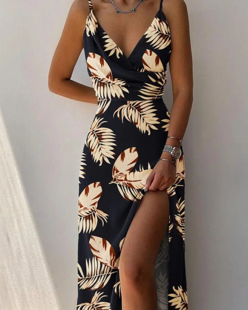Myrtle - Elegantes, langes, fließendes Kleid