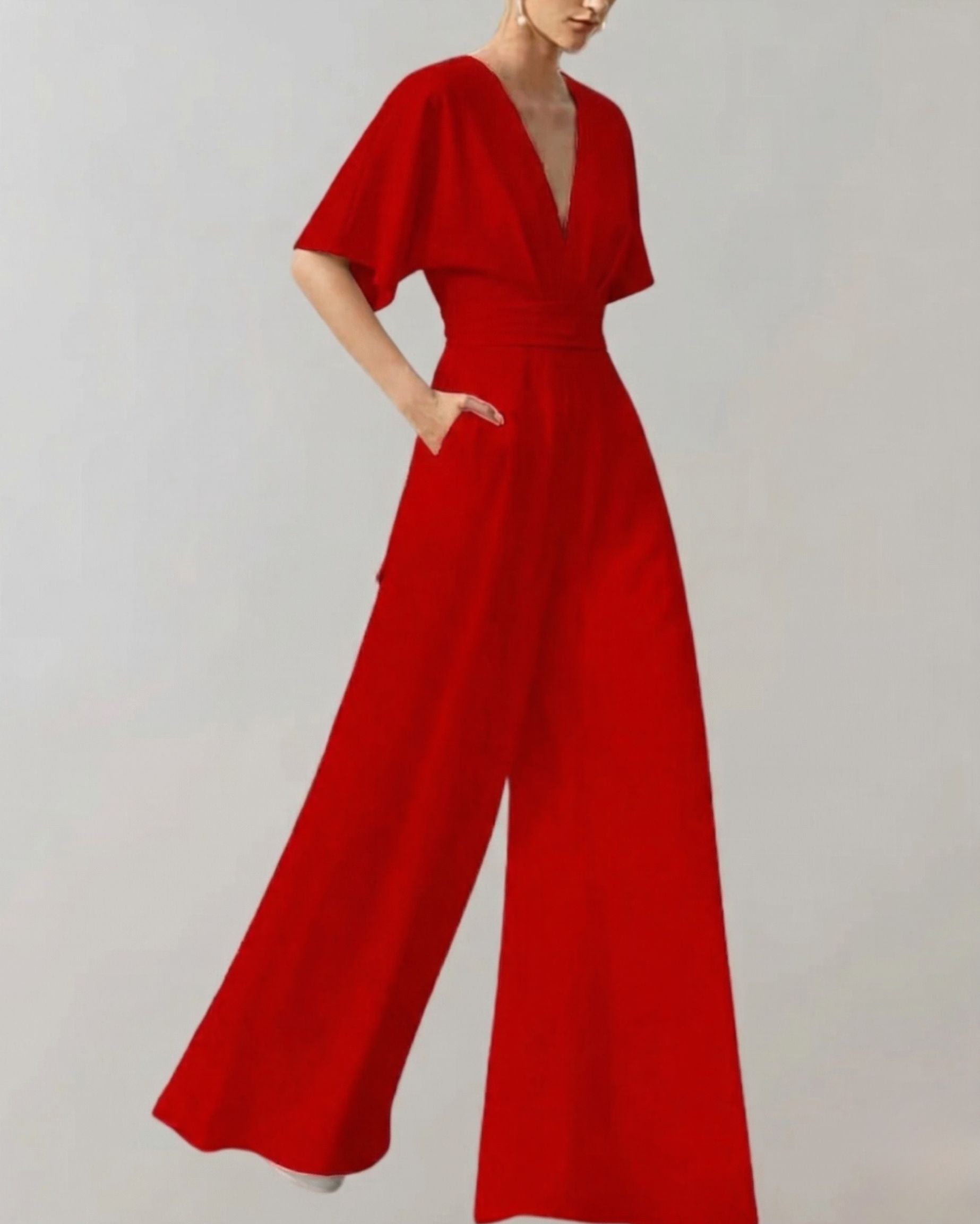Melanie - Bequemer Overall mit weiten Beinen