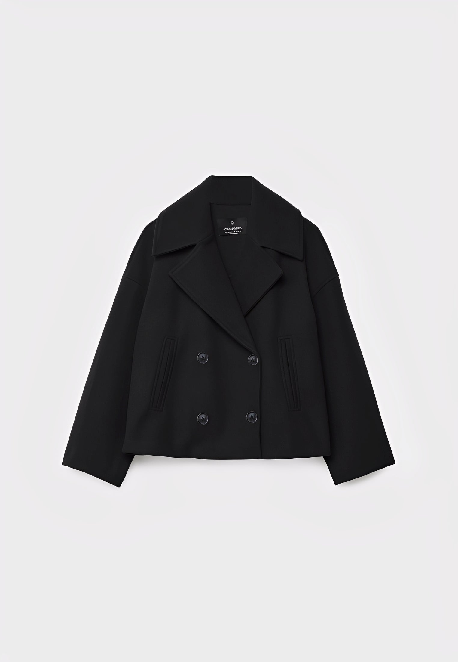 Claire – Kurze Edle Zweireihige Jacke
